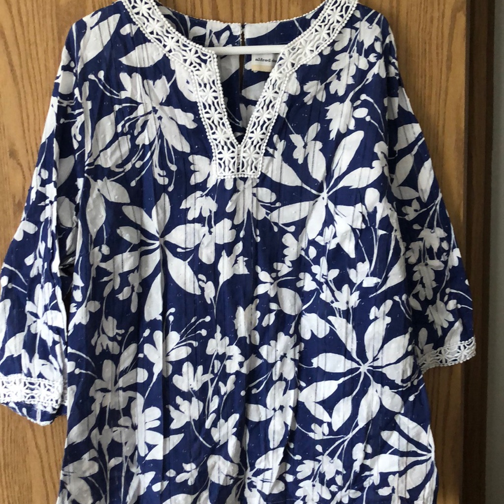 Preowned Women’s Alfred Dunner Cotton Top 18w